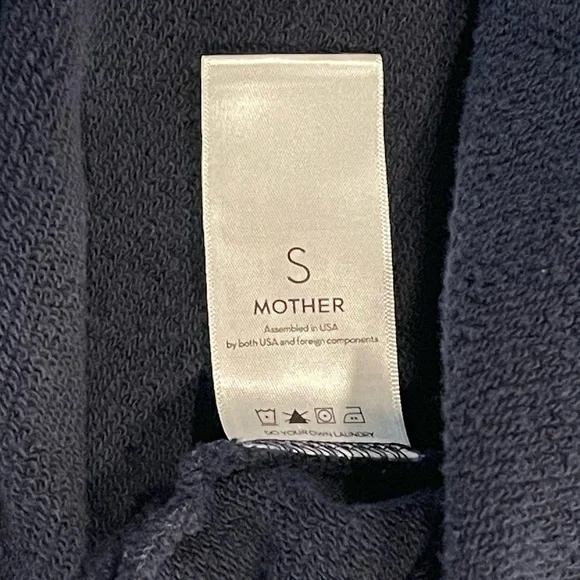MOTHER | Moonshiners Sweatshirt Hoodie | Navy | Small - Picture 3 of 6